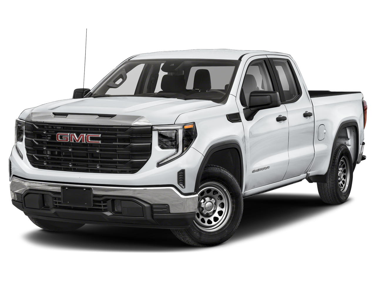 2022 GMC Sierra 1500 Pro in Summit White — front three-quarter view