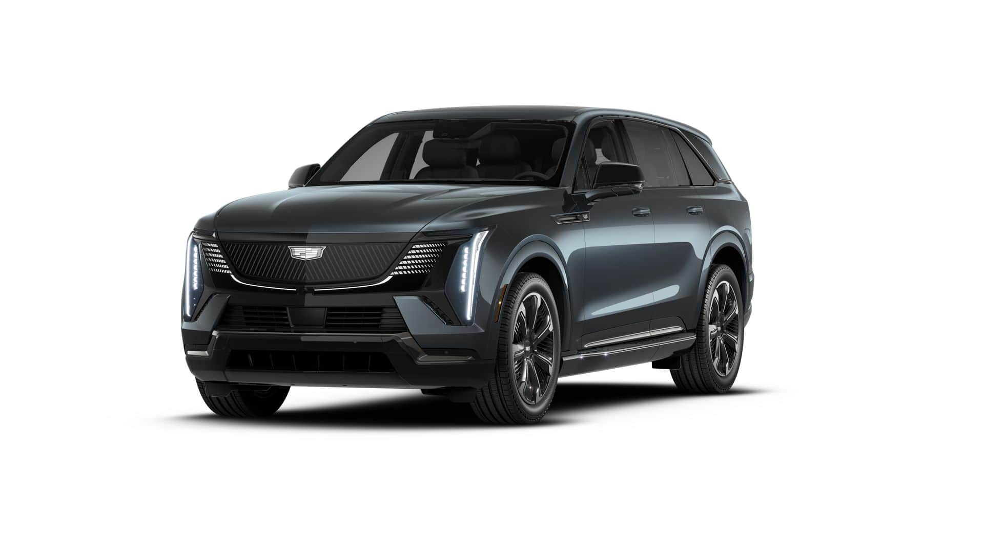 2026 Cadillac ESCALADE IQ Sport in Deep Space Metallic — front three-quarter view