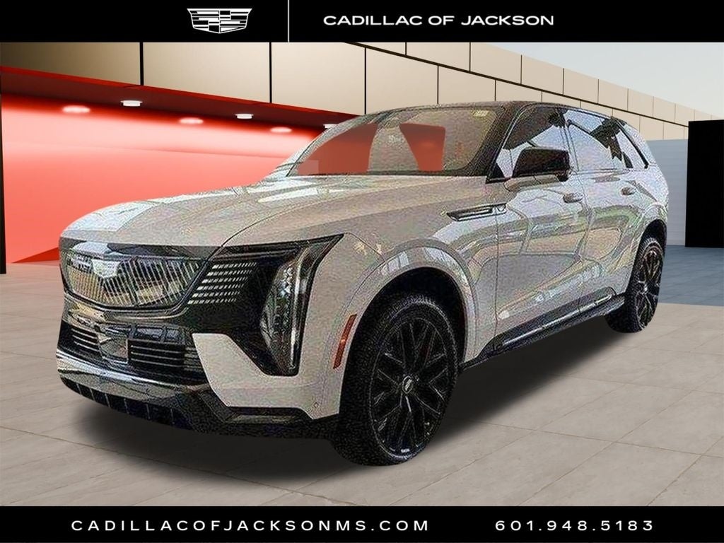 2026 Cadillac ESCALADE IQ Sport in Vibrant White Tricoat — front three-quarter view